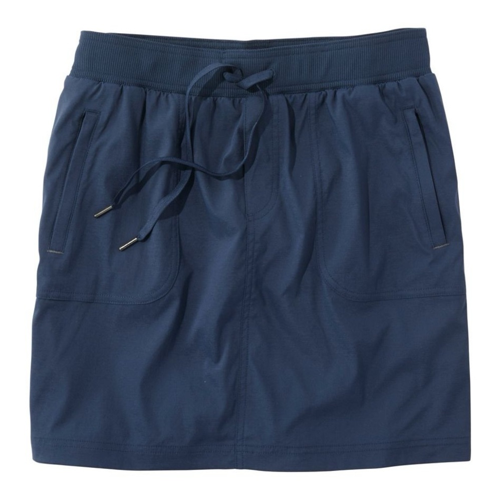 LLBean Vista Camp Nautical navy skort